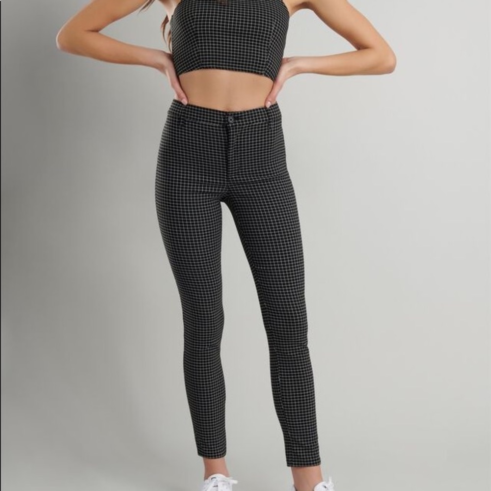 Garage Skinny Plaid As If Pants